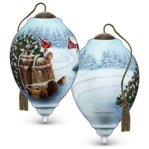 2021 Ne'Qwa Art Holiday Ornament Woodland Cardinals 7211123 Simon Treadwell